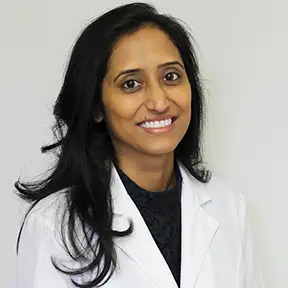 Headshot of Dr. Anupama Vurugonda smiling professionally.