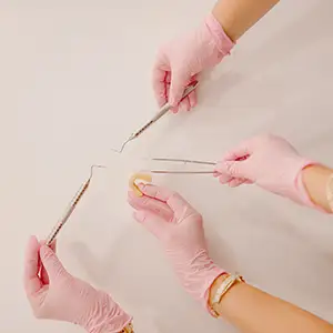 Dr. Zack Siegler performing advanced endodontic surgery.