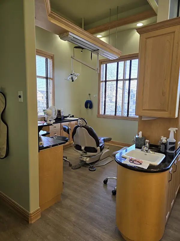 Bright, modern office space showcasing a refreshed layout and decor.