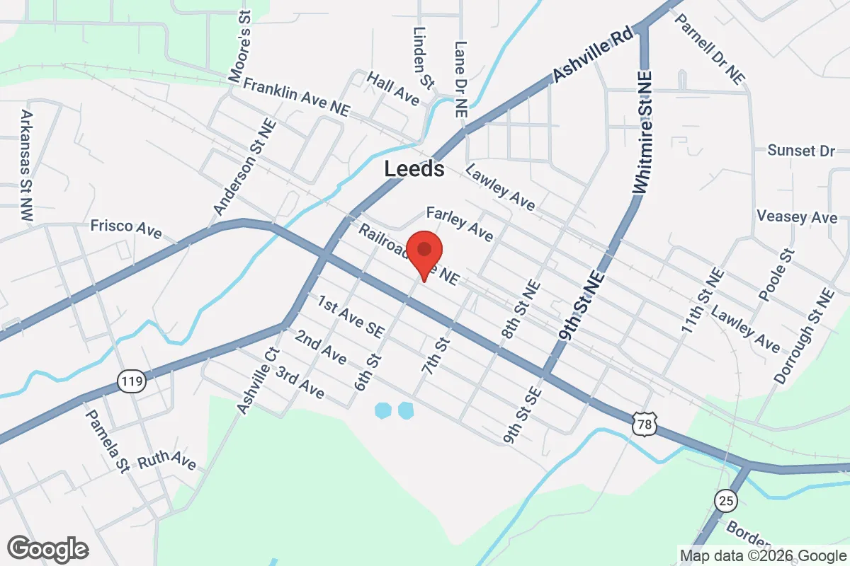 Map of Aultman Dental Leeds