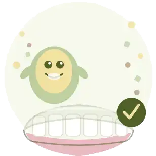 A retainer to hold your results in place after treatment ends