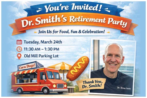 Dr. Smith's Retirement Party